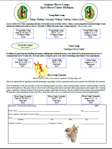 http://sporthorsecentermi.com/wp-content/uploads/2015/03/Summer-Horse-Camps-2015.pdf